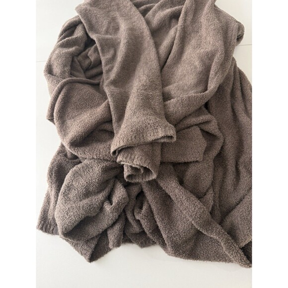 Barefoot Dreams 436 Womens L/XL Sweater Cardigan Top Knit Long Sleeve Open Brown - Picture 9 of 11